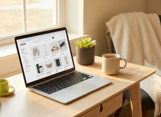 WooCommerce store product page and dashboard